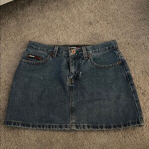 Denim Mini Skirt